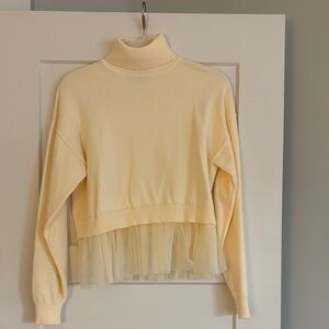 Sunday in Brooklyn Cream Knit Sweater